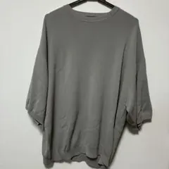 メンズ Lサイズ CIAOPANIC 半袖 サマーニット トップス 無地