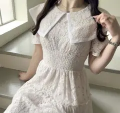 evelyn ロングワンピース レース