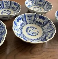 江戸末期 伊万里 染付 鉢 5客 骨董品 アンティーク - メルカリ