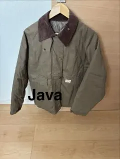 新品《Java ジャバ》ミリタリージャケット ブラウン コーデュロイ襟のサムネイル