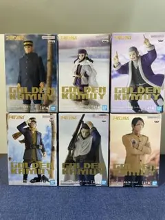 ゴールデンカムイ　フィギュア全6種セット　杉本　アシリパ　白石　尾形　鯉登　月島
