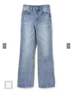 フレアデニムパンツ ブルー XS