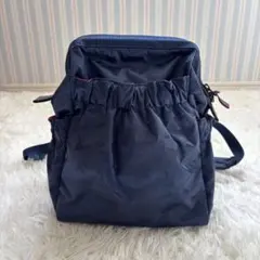 極美品✨ARTISAN&ARTIST リュック がま口 カモフラ　ネイビーのサムネイル