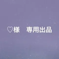 ♡様　専用出品
