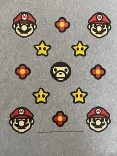 スワロアート　マリオ　エイプ スワロフスキー×ア ベイシング エイプ