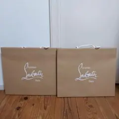 クリスチャンルブタン Christian Louboutin ショッパー大 2枚