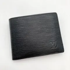 超美品・使用感少ない✨ルイヴィトン 二つ折り財布 エピ ポルトフォイユ 黒 高級