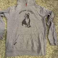soccer junky パーカー グレー M