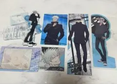 呪術廻戦　五条悟　アクリルスタンド ・スクエアステッカー・スナップカード