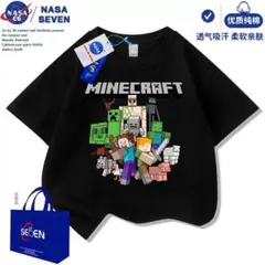 Minecraft Tシャツ120ブラック