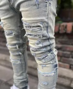 ミニマル　mnml 28 ksubi AMIRI purple Serenade