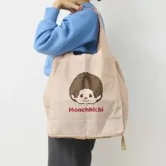 （週末セール）モンチッチ[エコバッグ]ワイド底板エコバッグ