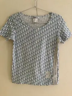 Christian Dior トロッター柄 Vネック Tシャツ　ディオール Christian Dior トロッター柄 Vネック Tシャツ ディオール - メルカリ