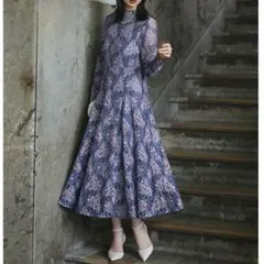 RURIUE BOUTIQUE フラワーレース オケージョンドレス