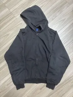 yzy gap ジップパーカー　ブラック イージー × ギャップ エクスクルーシブ パーカー ブラック メンズ