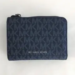 マイケルコース 財布 メンズ 二つ折り財布 アウトレット ネイビー