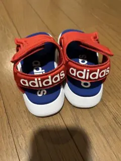 adidas キッズ サンダル レッド ブルーのサムネイル
