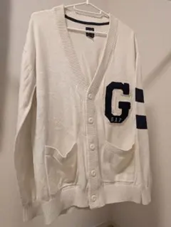 GAP ホワイト ニットカーディガン XS