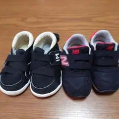 New Balance、イフミースニーカー 12.5cm 2足セット