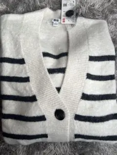 UNIQLO スフレヤーンVネックショートカーディガン　【s】 タグ付き　新品