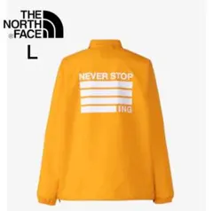 【新品】ノースフェイス コーチジャケット ユニセックス アウター イエロー L