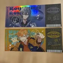 にじさんじ HEROES 0.5周年 チケット風カード 2点セット