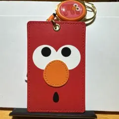 【新品】ユニバ　セサミストリート　チケットホルダー　エルモ