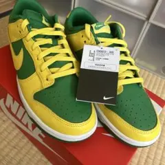 新品未使用　Nike ダンクロー DV0833-300 イエロー/グリーン