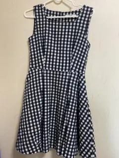 ダズリン　ダズリ　激かわ　ワンピース　Sサイズ　ギンガムチェック　フレアスカート