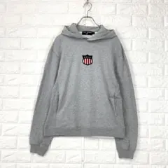 ポロスポーツ/M/グレー/ロゴワッペン/スウェットパーカー/長袖/春秋