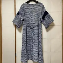 浴衣リメイクチュニックワンピース　着物リメイクチュニックワンピース