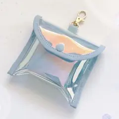GPSケース ハンドメイド オーロラ クリア ブルー系 匿名配送 - メルカリ