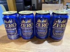 【三重手渡しのみ】実質タダAsahi ZERO ノンアルコールビール 4本セットのサムネイル