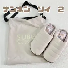 SUBU 冬用サンダル ドット柄 収納袋付き23センチ程 - メルカリ