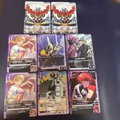 ガンダムカードゲーム カード 8枚セットのサムネイル
