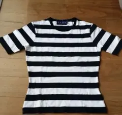 新品ラルフローレン　ボーダー 上質 Tシャツ M