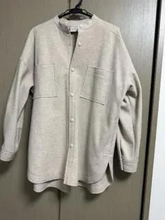 palm RICHE ノーカラージャケット ベージュ