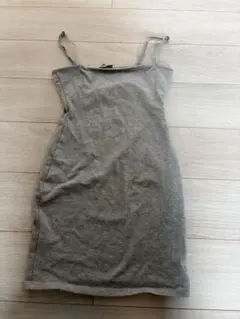 ZARA キャミワンピース グレー Mサイズ