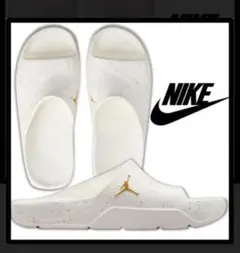 NIKE JORDAN スポーツサンダル ホワイト ゴールドのサムネイル