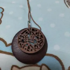 ネックレス、ペンダント、木彫りペンダントヘッド