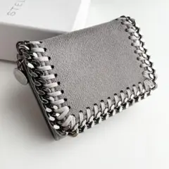 ステラマッカートニー 折り財布 ファラベラ バイフォールド ウォレット グレー