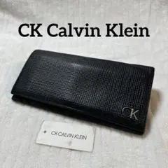 CK Calvin Klein（カルバンクライン） シルバープレートロゴ 長財布のサムネイル