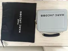 MARC JACOBS グレイッシュブルーショルダーバッグ