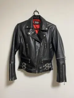 美品　HORN WORKS　ホーンワークス【S】ライダースジャケット　本革　黒