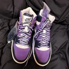 STUSSY✕NIKEコートフォース　紫×紺　25周年記念付属品や紙タグ無し