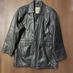VIA NUOVA レザージャケット　ブラック