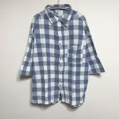 ONCILY ルーズチェックシャツ Lサイズのサムネイル