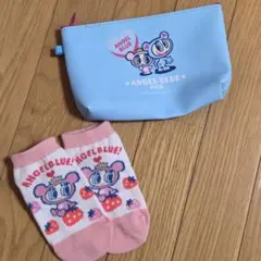 エンジェルブルー、しまむら、キッズソックス