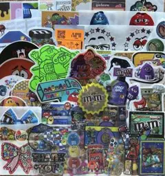 アメキャラ ロールシール m＆m ONLY 100枚