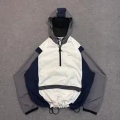 ぺ*い様 90s NIKE ナイロンジャケット　短丈　銀タグ　アノラックパーカー
